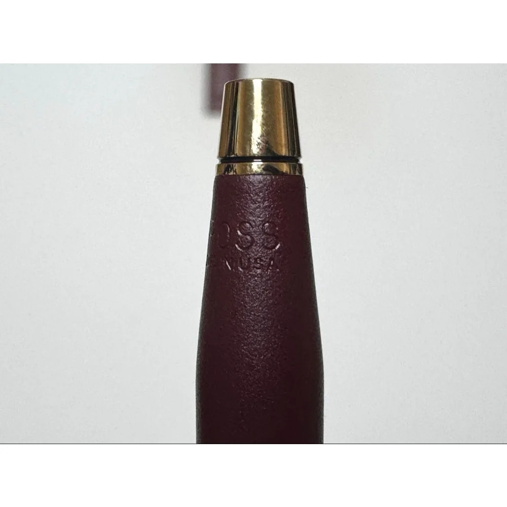 Cross Century Matte Burgundy & Gold Pen 2202 With Pouch NOS
